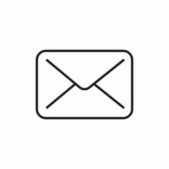 mail message envelope icon vector sign