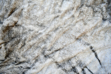 Dirty old white towel with stains texture background. Grunge and rough fabric surface. How to remove stains from towel.