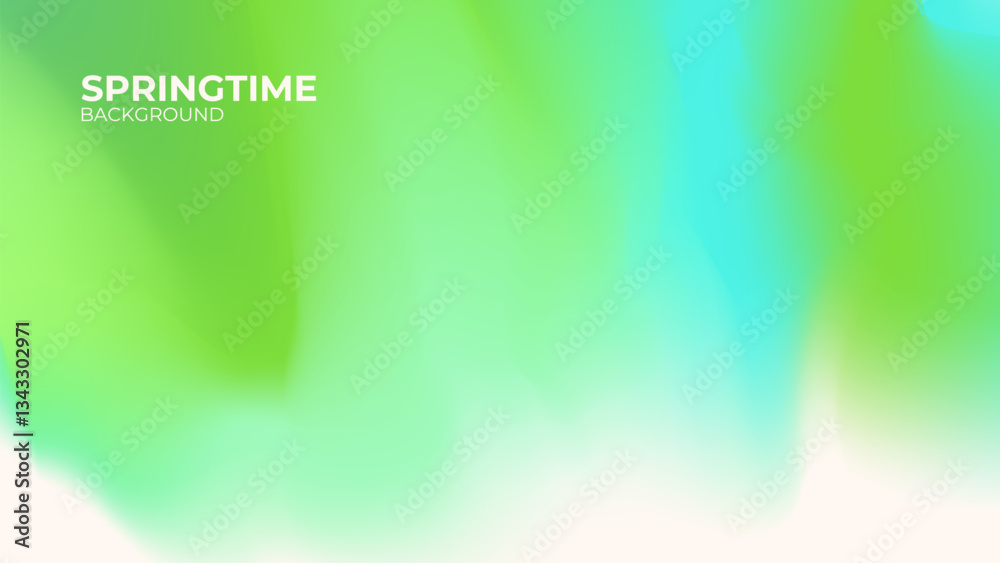 Aufkleber springtime colors. blurred background. bright color gradients for spring season creative graphic des