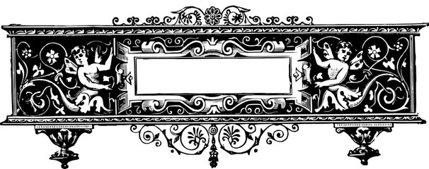 Vintage Frames and Ornaments