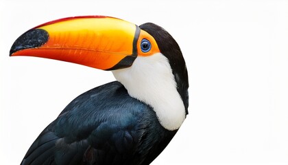 Naklejka premium toucan bird on a white background isolated background