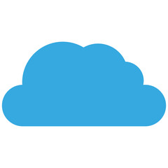 Cloud icon in Glyph Dual Color Style. Simple Vector Design. Simple Vector Glyph Icon