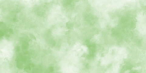 green watercolor stain with texture,white paper background, banner, backdrop, template, poster,Summer minimalistic background. Paper texture,