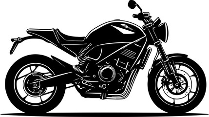 vintag motorcycle illustration