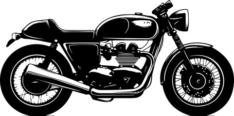 Obraz premium vintag motorcycle illustration