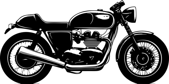 vintag motorcycle illustration