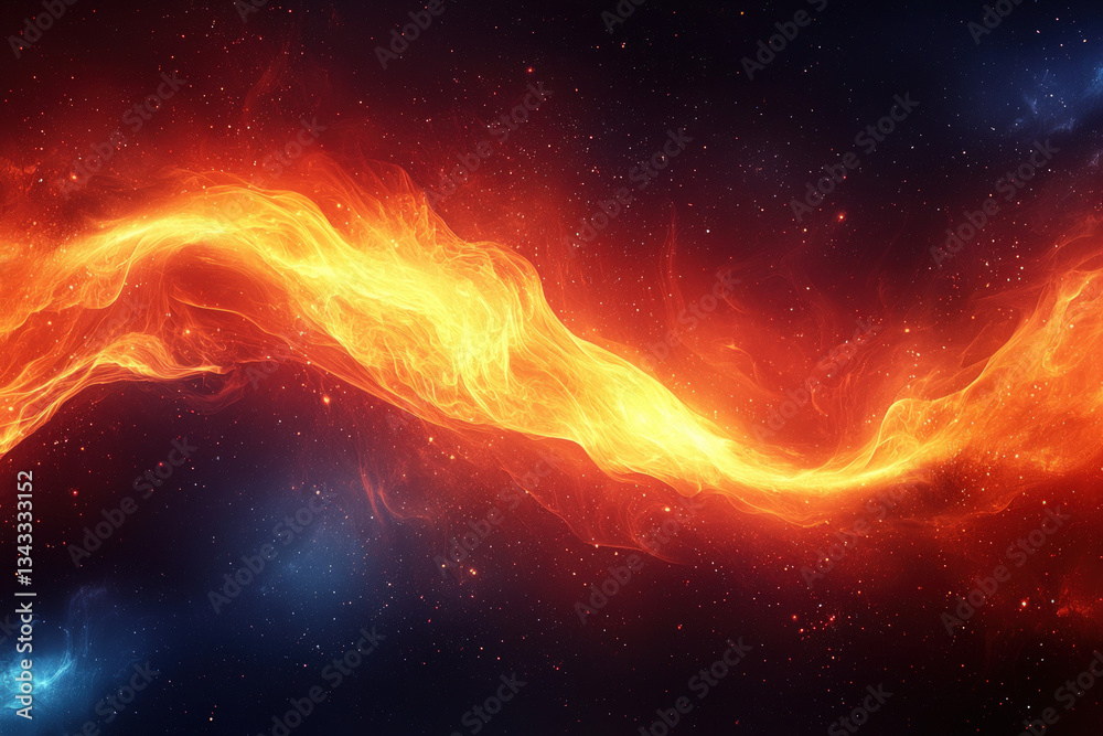 Wall mural a vibrant red glow background that creates a warm and energizing atmosphere.