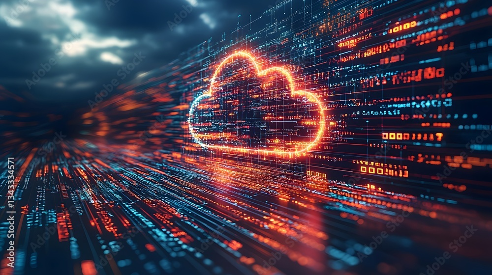 Poster seamless digital workflow powered by cloud computing and data connectivity