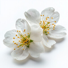 Fototapeta premium cherry blossom isolated