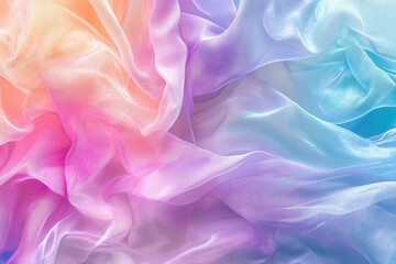 Obraz premium Vibrant fabric texture, pastel colors