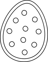 Cute patterned Easter eggs sugar cookies coloring pages.
Easter Egg Shaped Cookies outline flat vector illustration.
Simple cute gingerbread Easter egg linear.
Good for greeting card,craft and DIY.
