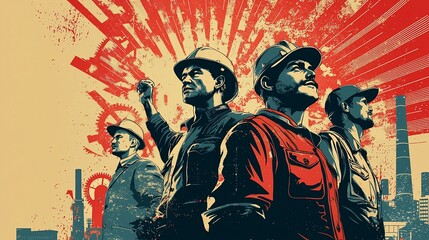 Industrial Workers; Strength; City; Protest