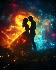 Cosmic dance of love