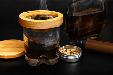 Smoky Whiskey with Wooden Infuser