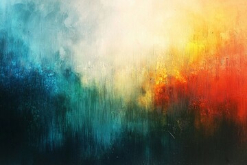 Fototapeta premium Grimy yet colorful artwork that evokes deep emotions.