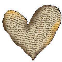 Vintage Torn Paper with Text