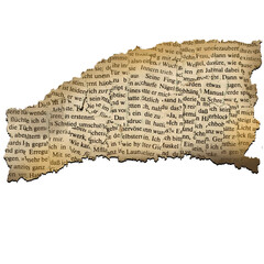 Vintage Torn Paper with Text