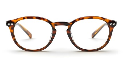 Elegant pair of glasses laid on a surface with soft lighting highlighting the design and craftsmanship of the frame