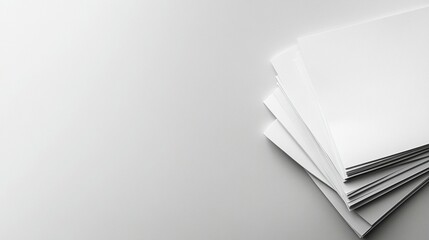 Stack of Blank Papers