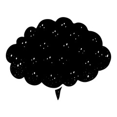 cloud black silhouette vector, Simple silhouette Design vector icon with white background.