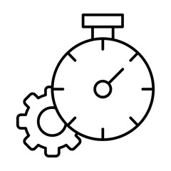 efficiency line icon