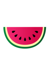 Watermelon slices PNG Vector Clip art 