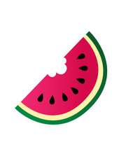 Watermelon slices PNG Vector Clip art 