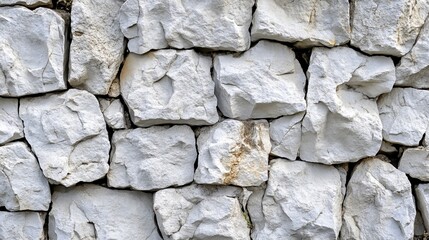 a close-up of an old stone wall, with each stone uniquely shaped and arranged