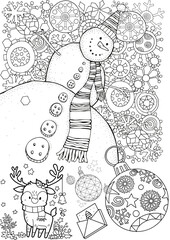 hand drawn vector illustration set