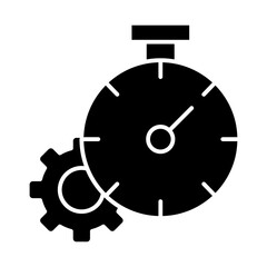 efficiency glyph icon