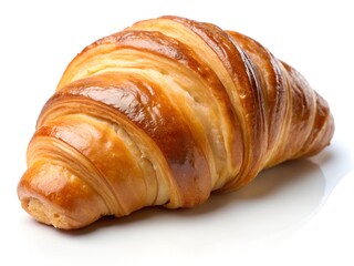 Croissant isolated on white background