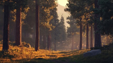 Obraz premium Stanislaus National Forest. Emigrant Wilderness Mountains in Sierra Nevada Region of Northern California