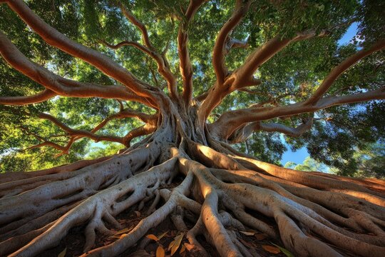 Strangler Fig Tree: Majestic Australian Rainforest Tree in Queensland