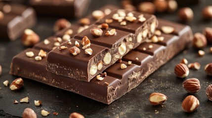 A creamy, dreamy confection of rich chocolate and crunchy hazelnuts, a symphony of flavor that melts in your mouth and leaves you wanting more.