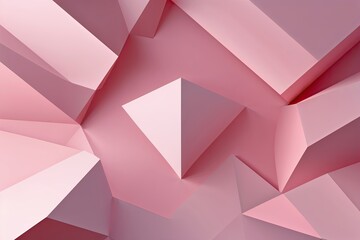 Obraz premium Soft Pink Pastel Abstract Background with Gradient Geometric Design for Web and Print Applications