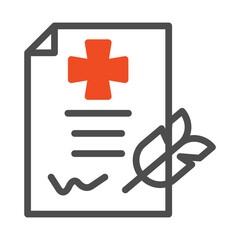 Obraz premium Medical report with plant for holistic healthcare