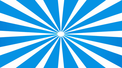 Fototapeta premium a blue and white sunburst background with a white sun