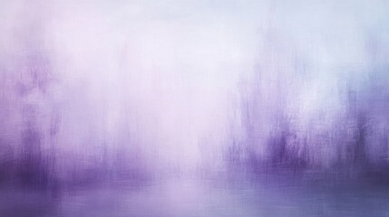 Obraz premium Ethereal Misty Landscape with Soft Purple Hues and Abstract Details