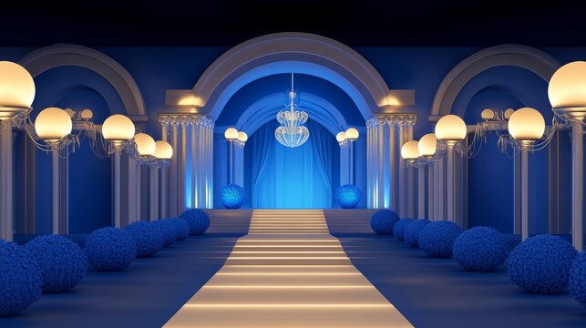 Royal Blue Ballroom, Ideal Backdrop for Prom Nights and Enchanted Events