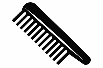 comb icon line art silhouette vector illustration