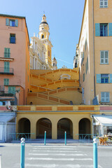 Obraz premium The Old town of Menton, France
