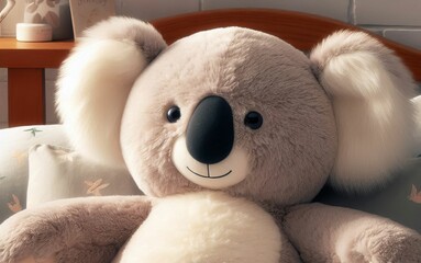Extra soft koala with wide arms for snuggles Offers security nur