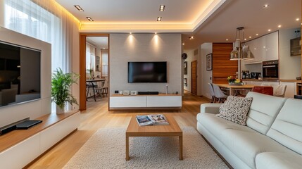 Modern open-plan living area (2)