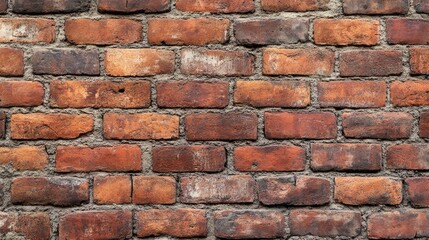 Obraz premium A close up view showcasing a detailed brick wall texture