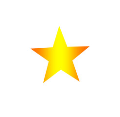 Obraz premium golden star icon