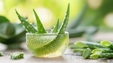 A vibrant aloe vera leaf, its fleshy, succulent skin adorned with delicate white hairs, yields its refreshing gel, a natural remedy renowned for its soothing and regenerative properties.
