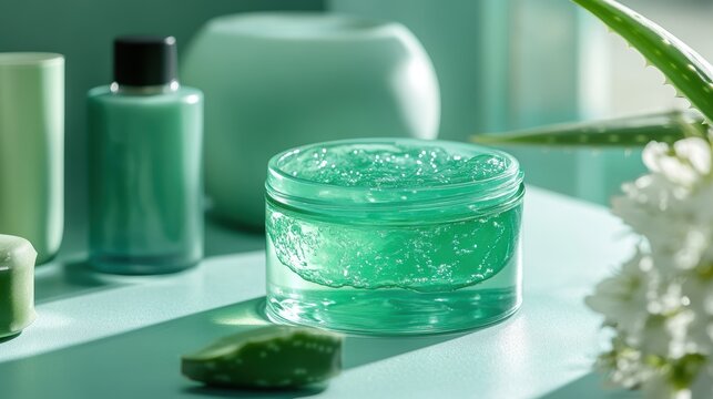 Aloe vera is soothing gel, a natural elixir of life, transformed into a potent formula for skin care, offering a cascade of benefits to rejuvenate and revitalize.