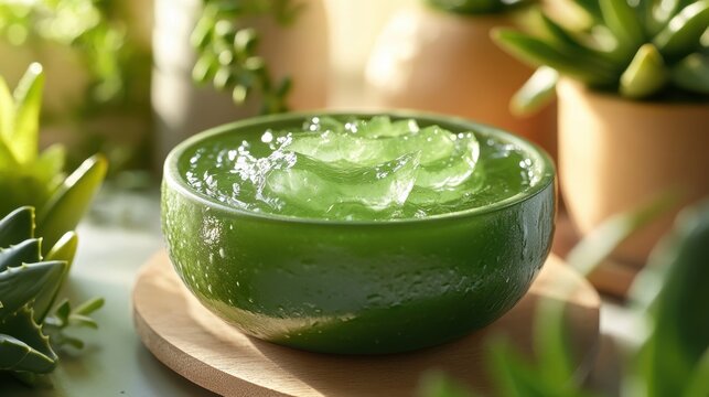 Aloe vera is soothing gel, a natural elixir of youth, is the star of a new range of skin care cosmetics, promising to rejuvenate and hydrate your skin from the inside out.