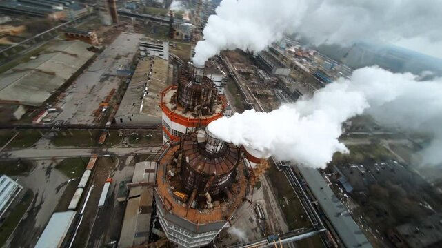 Exploring an azot ammonia and ammonium salts chemical plant with an fpv drone for a unique aerial perspective