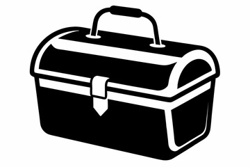 lunchbox line art silhouette vector illustration